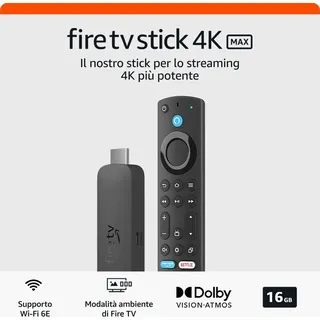 Amazon Fire TV Stick 4K Max mit Alexa-Sprachfernbedienung 2023 (Gen. 2)