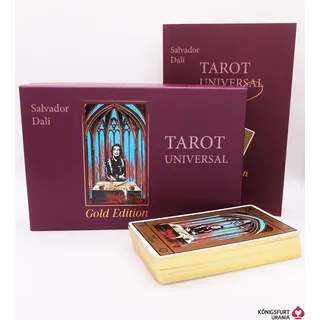 Königsfurt-Urania Salvador Dali Tarot Universal Tarotkarten - Buch und Karten mit Goldschnitt (endlich wieder lieferbar! Deutsch Englisch)