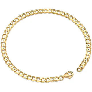 FIRETTI Goldarmband FIRETTI "Schmuck Geschenk Gold 585, Armkette Panzerkette" Gr. 23, gold (gelbgoldfarben), Armbänder, Damen, 23, Gelbgold 585, Goldarmband, Made in Germany