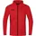Trainingsjacke mit Kapuze Kinder rot/schwarz 152