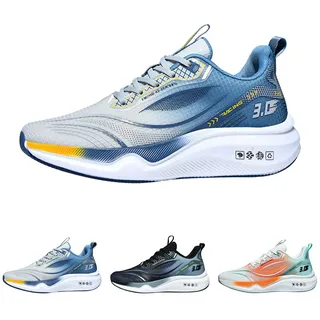Stoff Sneaker Damen Weiss Elegant, Laufschuhe Damen Wasserdicht Leicht Sneakers Orthopädische Gedämpfte Halbschuhe Mit Weicher Sohle Leichte Sportschuhe Atmungsaktive Bequeme Hallenschuhe Turnschuhe - 41 EU