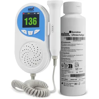 Pulox Sonotrax B - Fetal Doppler inkl. 250 ml Ultraschallgel 1 St Gerät