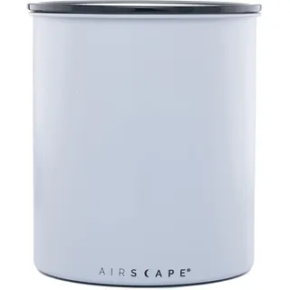 Airscape Kaffee-Aufbewahrungsdose (1,1 kg trockene Bohnen) – großer Behälter in Kilogröße, patentierter luftdichter Deckel drückt Luft heraus, um die Frische von Lebensmitteln zu bewahren (grau)