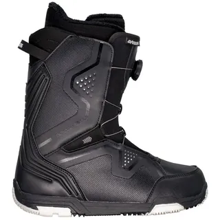 Airtracks Herren Snowboard Boots Strong ATOP Snowboardschuhe - QL Snowboardboots - Schwarz - 47