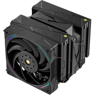 TR-Thermalright Royal Pretor 130 Ultra Black CPU-Kühler,Double Tower mit 7 Heatpipes,1750 und 2150 U/min, Schwarz obere Abdeckung, für AM5/AM4, Intel lga1851/1700/115x/1200