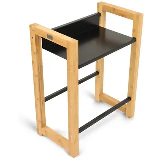 holz4home® Getränkekistenregal 40 x 30 x 100 cm Schwarz