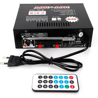 Senderpick - 600w Mini Hifi Digitaler Bluetooth-audio-leistungsverstärker Mit Fernbedienung Audioverstärker Digital Power Amplifier Fm Verstärker