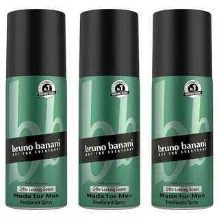 Bruno Banani Made for Men Deodorant Spray 3 x 150 ml