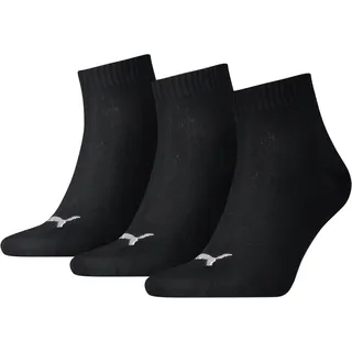 Puma Quarter Socken 12 Paar Schwarz 35-38