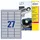 Etiketten L6011 20 27 St