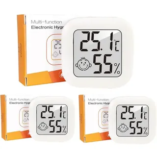 Mini Thermometer Hygrometer Innen,Hydrometer Feuchtigkeit Digital