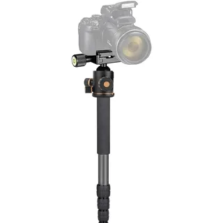 Professionelles Einbeinstativ für Sony 20 mm f/2.8 Alpha E-Mount (Doppelkopf)