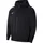 Fleece Kapuzenjacke Kinder black/white XL 158-170 cm