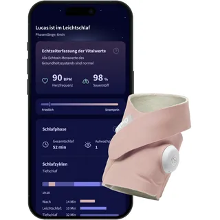 Owlet Dream Sock – Smarte Babyüberwachung mit App | Dusty Rose