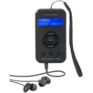 VR-Radio DAB Miniradio schwarz