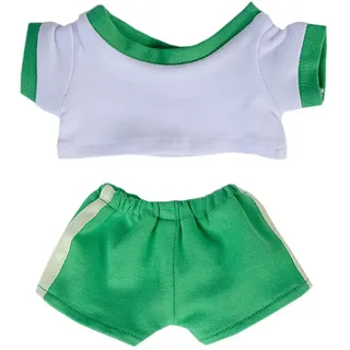 niannyyhouse 10 cm 15 cm 20 cm Plüsch Puppe Kleidung Kontrast T-Shirt Hosen Sportbekleidung Set Weiche Gefüllte Plüsch Spielzeug Dress Up Zubehör (a2, 20cm)