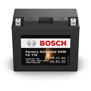 Bosch 0 986 FA1 100 Starterbatterie Factory Activated AGM 12V 10Ah