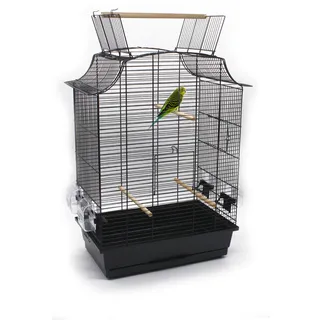 Vogelkäfig GRETA Cabrio 65x44x28cm Wellensittich Kanarien Käfig Vogelhaus NEU