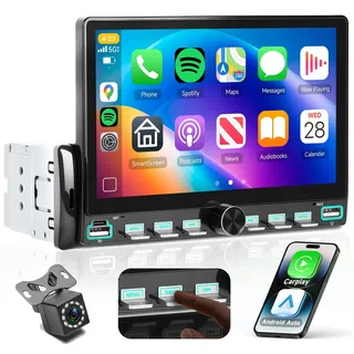 vechtel 7" Autoradio 2 Din mit Wireless Carplay Android Auto