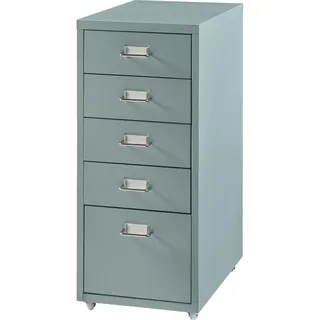 [en.casa] Kökar Schubladenschrank 28 cm x 69 cm x 41 cm grün