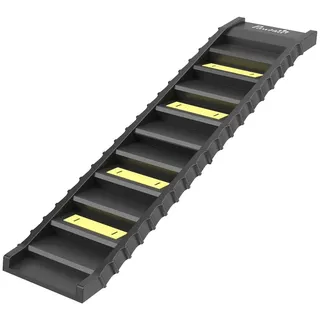 PawHut Hunderampe klappbar Hundetreppe rutschfest Hundeautorampe 154x40cm - Schwarz