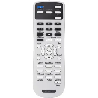 Aimdio 165025100 218183000 Beamer Fernbedienung für EPSON EH-TW5350 EH-TW5300 EH-TW5600 EH-TW5650 EH-TW5400 EH-TW5210 H850B H850C H851A H851B H851C H852A/B/C H707A/B/C H708B H709A/B/C