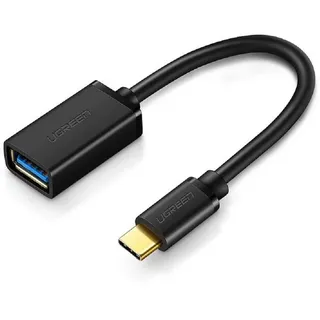 UGREEN Adapter OTG Kabel USB 3.0 auf USB Typ C Konverter Kabel Stecker schwarz