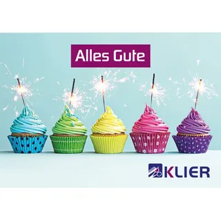 KLIER Gutschein Trägerkarte Geburtstag