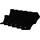 Sneakersocken 12er Pack Schwarz 39-42