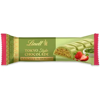 Lindt Tokyo Style Chocolade Riegel Matcha Strawberry Packung 40g