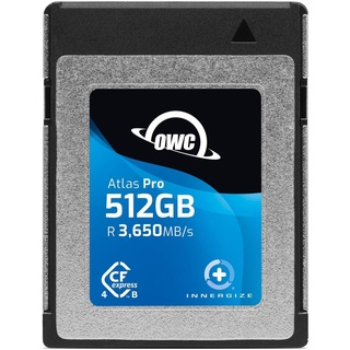 OWC Atlas Pro CFexpress Typ B 512 GB), Speicherkarte, Blau, Schwarz