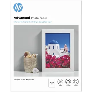 HP Advanced Glossy 13 x 18 cm 250 g/m2 25 Blatt