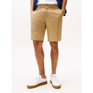 Tommy Hilfiger Bermudas TOMMY HILFIGER "BROOKLYN SHORT 1985", Herren, Gr. 32, N-Gr, braun (camel), Web, Obermaterial: 97% Baumwolle, 3% Elasthan, Hosen Bermudas