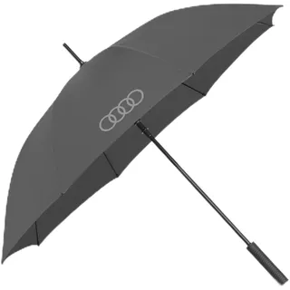 Audi Collection Audi 3122600110 Regenschirm Stockschirm Automatik Schirm, grau, mit Audi Ringe Emblem