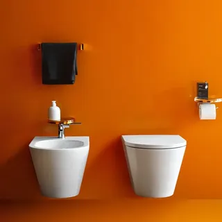 Laufen Wandbidet 1 Hahnloch, mit Ab- und Überlaufventil