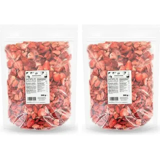 KoRo I Gefriergetrocknete Erdbeerscheiben 2 x 350 g