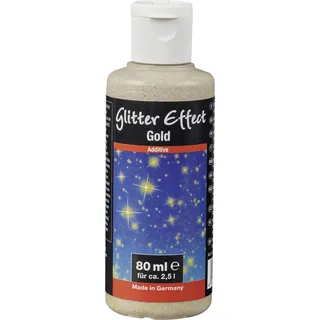 decotric Glitter Effect Gold 80 ml Struktur- & Effektfarbe