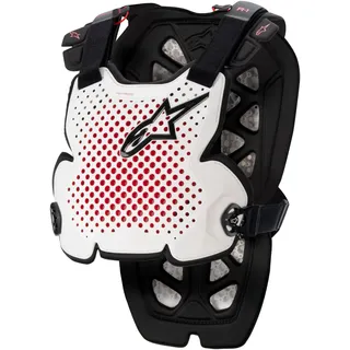 Alpinestars Brustpanzer A-1 Pro M/L Weiß/Schwarz/Rot
