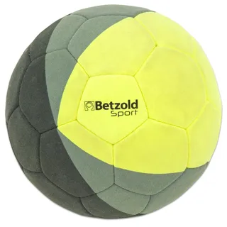 Betzold Fußball Soft-Indoor-Fußball - Hallenfußball mit softer Oberfläche gelb|grau