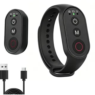 7JI Bluetooth Fernbedienung kompatibel mit DJI Action, Insta360, GoPro Hero | DJI Action 4/5/6/OSMO, Insta360 X3/4/5/ACE/GO3, GoPro HERO 11/12/13, Phone Universal, 50m Reichweite, 40H Akkuleistung