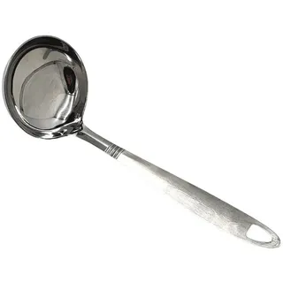 BURI Schöpflöffel Schöpfkelle aus Edelstahl 21,5cm Suppenkelle Saucenlöffel Saucenkelle