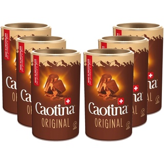 Caotina Original Trinkschokolade - Kakao-Pulver für heiße Schokolade mit echter Schweizer Schokolade - feinster Cacao nachhaltig und zertifiziert (6 x 200g)