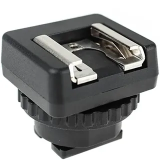 JJC Quenox MSA-MIS Adapter (Blitzschuhadapter) für Zubehör mit Standard-Aufsteckfuß an Sony Camcorder/Videokamera mit Multi Interface Shoe (MIS) - Made by
