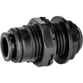 Riegler Schottverschraubung POM, G 3/8, für Schlauch-Außen- Ø4 mm