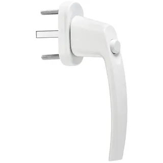 SOTech Fenstergriff mit Druckknopf 28 x 151 x 62 mm weiß Aluminium Türgriff Terassentürgriff Griff von SO-TECH® - 45° Raster Terrassentürgriff Rasterolive, (1-tlg), 1 Stück