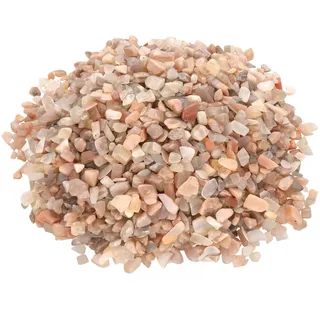 Mondstein Mini Trommelsteine | Edelstein Chips 100 Gramm | 5-10 mm Durchmesser | Lebensquelle Plus