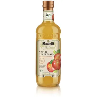 Mazzetti Bio Apfelessig - Mit Essigmutter - 500ml - Naturtrüb und ungefiltert