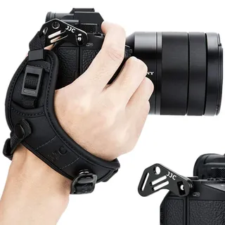 JJC Spiegellose Kamera-Handschlaufe für Sony A6000 A6300 A6400 A6500 A5100 A5000 A7RIII A7III A7RII A7SII A7SIII A7II A7C A7R A7S A7 A9 ZV-E10 RX1R RX1RII RX10 II III IV A9 9II, A77II, A99, A77, A68