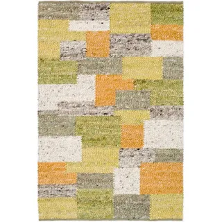 Paulig Teppiche Webteppich Salsa Swing PW 130 x 200 cm Schurwolle Grün