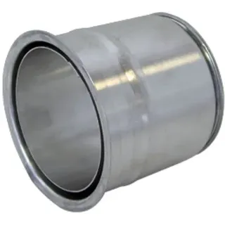 Bertrams Wandfutter Aluminium Ø 60 x 0,7 mm grau